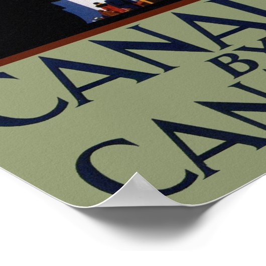  Canadese cruisereizen Poster (Hoek)
