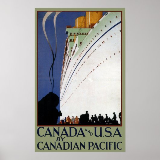  Canadese cruisereizen Poster (Voorkant)