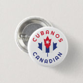 Canadese Cubanos Roots Ronde Button 3,2 Cm (Voorkant /achterkant)