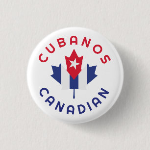 Canadese Cubanos Roots Ronde Button 3,2 Cm