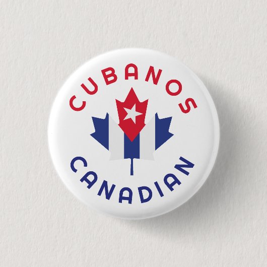 Canadese Cubanos Roots Ronde Button 3,2 Cm (Voorkant)
