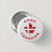 Canadese Dane Roots Ronde Button 3,2 Cm (Voorkant /achterkant)
