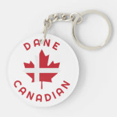 Canadese Dane Roots Sleutelhanger (Achterkant)