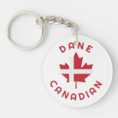 Canadese Dane Roots Sleutelhanger (Voorkant)