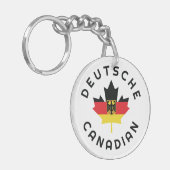 Canadese Deutsche Roots Sleutelhanger (Voorkant Links)