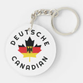 Canadese Deutsche Roots Sleutelhanger (Achterkant)