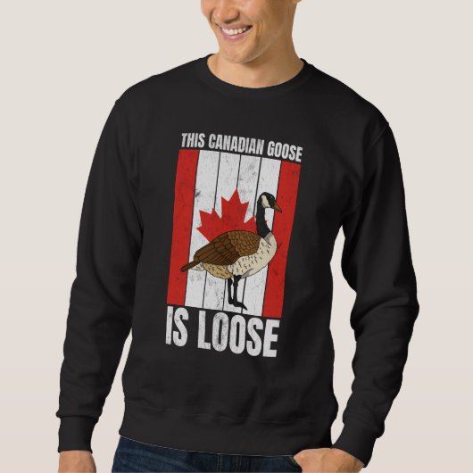 Canadese Deze Canadese Gans Is Los Canada Trui (Voorkant)