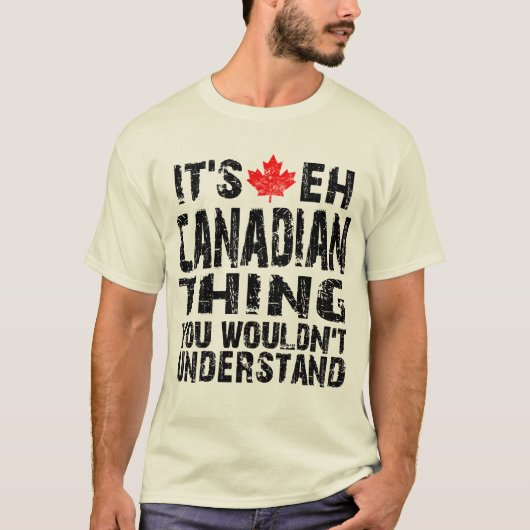 Canadese dingen t-shirt (Voorkant)