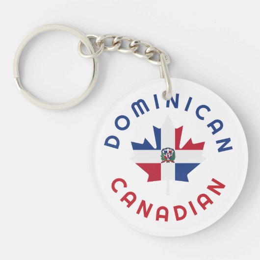 Canadese Dominicaanse Roots Sleutelhanger (Voorkant)