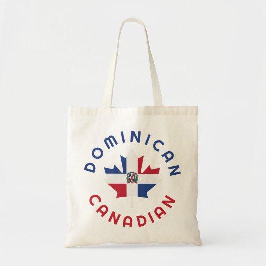 Canadese Dominicaanse Roots Tote Bag (Voorkant)