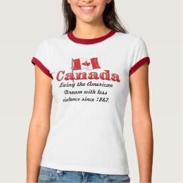 Canadese droom t-shirt