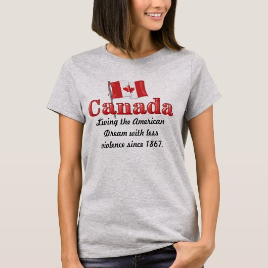Canadese droom t-shirt (Voorkant)