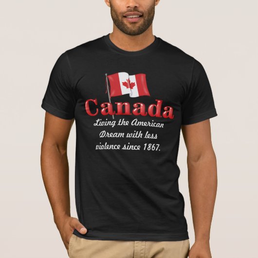 Canadese droom t-shirt (Voorkant)