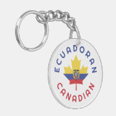 Canadese Ecuadoraanse Roots Sleutelhanger (Voorkant Links)