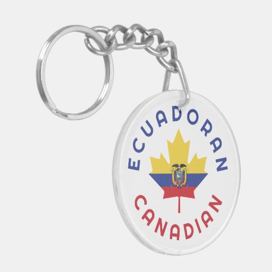 Canadese Ecuadoraanse Roots Sleutelhanger (Voorkant Links)