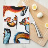 Canadese Eekhoorns en Chipmunks Design Theedoek (Quarter Fold)