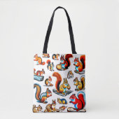 Canadese Eekhoorns en Chipmunks Design Tote Bag (Voorkant)