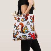 Canadese Eekhoorns en Chipmunks Design Tote Bag (Dichtbij)