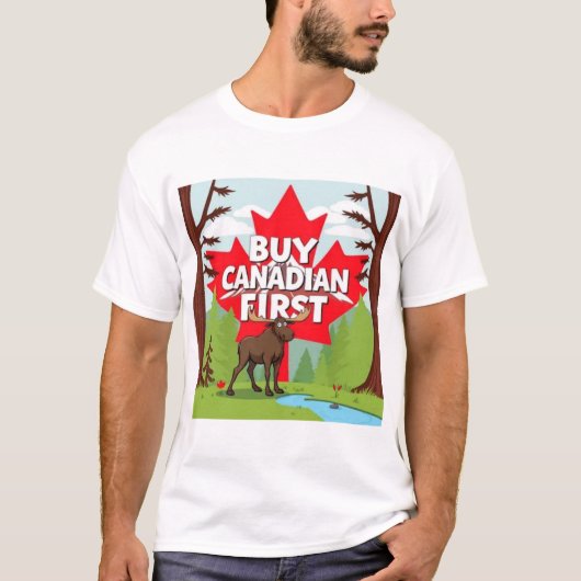 Canadese eerste eland kopen t-shirt (Voorkant)