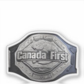 CANADESE EERSTE KAMPIOENGORDEL STICKER (Voorkant)
