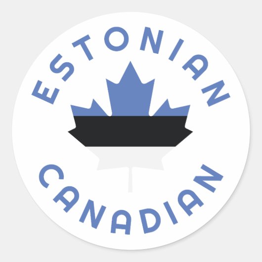 Canadese Egyptische Roots Ronde Sticker (Voorkant)