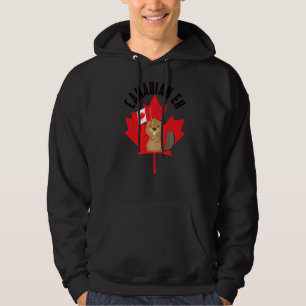 Canadese Eh Beaver Maple Leaf Vlag Happy Canada Da Hoodie