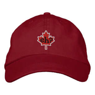 Canadese Eh? Embroidery Maple Leaf Geborduurde Pet