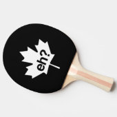Canadese Eh? Maple Leaf Tafeltennisbatje (Zijkant)