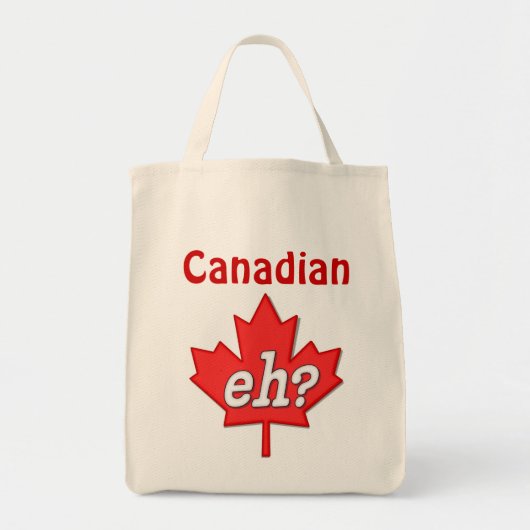 Canadese Eh? Tote Bag (Voorkant)