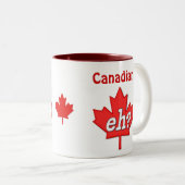 Canadese Eh? Tweekleurige Koffiemok (Voorkant rechts)