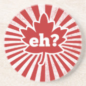 Canadese eh zandsteen onderzetter (Voorkant)