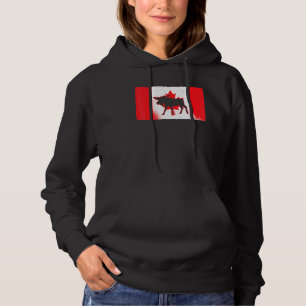 Canadese Eland Canada Dag Esdoornblad Trotse Canuc Hoodie