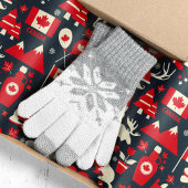 Canadese eland kerst tissuepapier