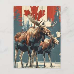 Canadese eland wijngaard briefkaart