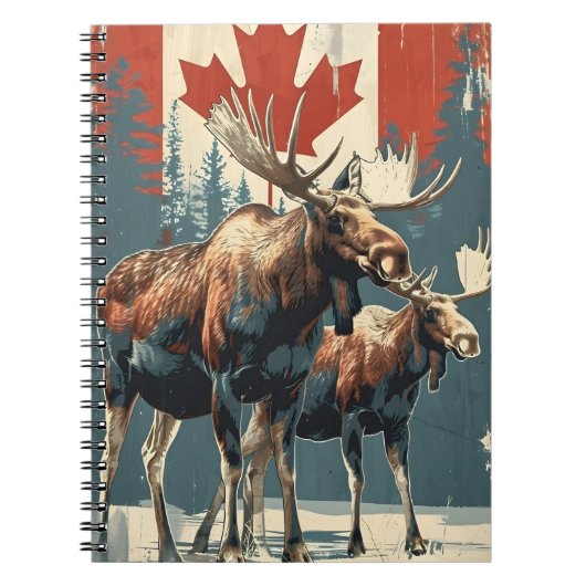 Canadese eland wijngaard notitieboek (Voorkant)