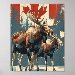 Canadese eland wijngaard poster