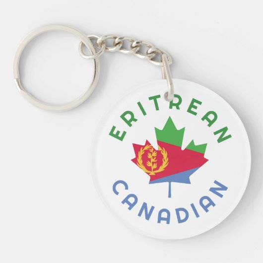 Canadese Eritrese Roots Sleutelhanger (Voorkant)