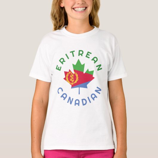 Canadese Eritrese Roots T-shirt (Voorkant)
