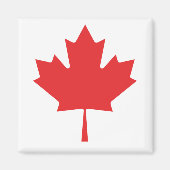Canadese esdoorn rode blad magneet – Canada souven (Voorkant)