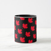 Canadese esdoornblad. CANADA. Patriottisch.  Mok (Midden)