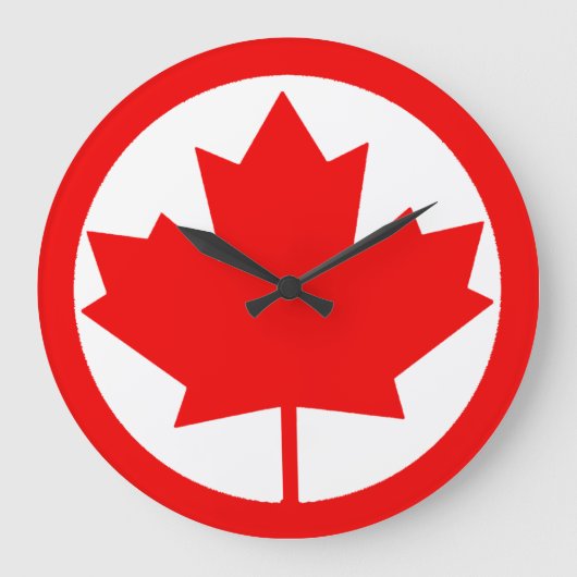 Canadese Esdoornblad Grote Klok (Voorkant)