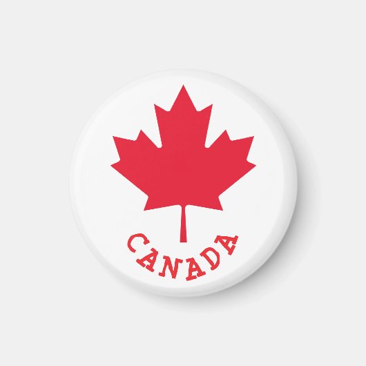 Canadese esdoornblad magneet (Voorkant)