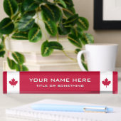 Canadese Esdoornblad Naambordje