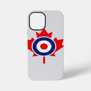 Canadese esdoornblad-rondel mod stijl tag iPhone 12 mini hoesje