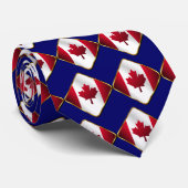 Canadese Esdoornblad Stropdas (Opgerold)