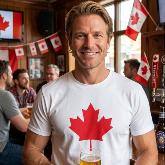 Canadese Esdoornblad T-Shirt
