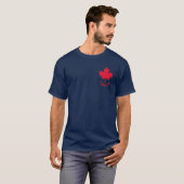 Canadese esdoornblad t-shirt (Voorkant volledig)