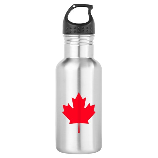 Canadese esdoornblad  waterfles  (Voorkant)