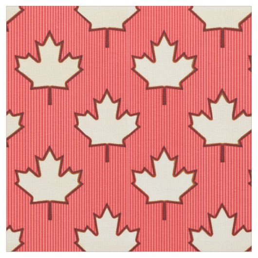 Canadese esdoornbladstof stof (Close Up)