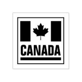 Canadese esdoornbladvlag van Canada op maat Rubberstempel (Afrduk)